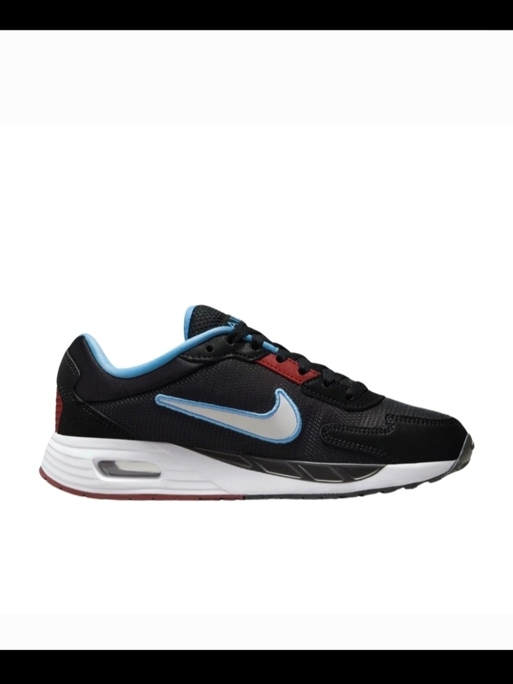 Nike Air Max Solo Sneaker Black White University Blue Womens 8 Youth 6.5 New